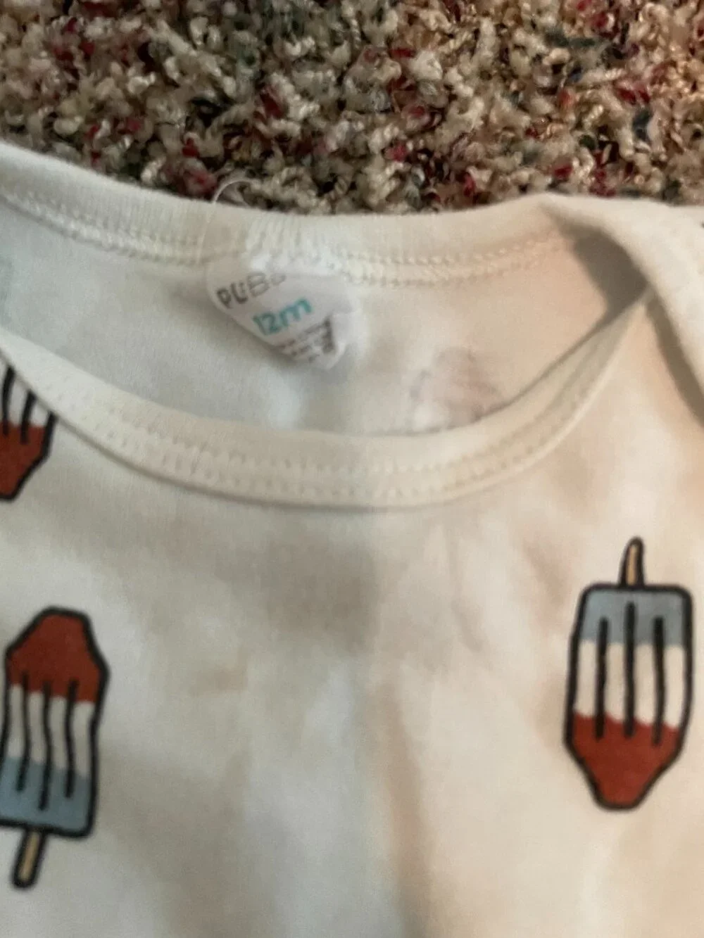 Fourth of July onesie set